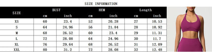 Women Sports Bra Seamless Halter Clothes Push-up Vest Brassiere Gym Top Backless Fitness Yoga Workout Running Underwear