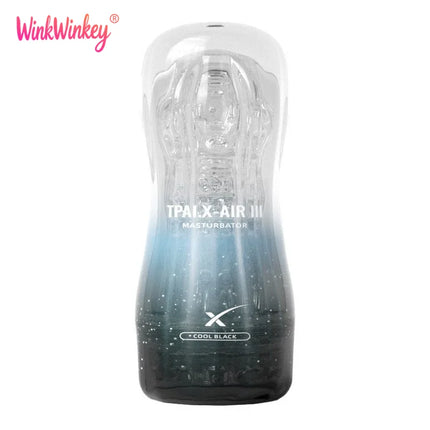 Male Masturbator Aircraft Cup Powerful Vacuum Sucking Transparent Soft Vagina Anal Pocket Pussy Penis Exercise Sex Toys Men 18+