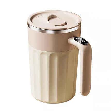 400ML Automatic Stirring Cup Rechargeable Coffee Electric Mixer 316 Stainless Steel Rotating Mug Milk Magnetic Mixing Cup   USB