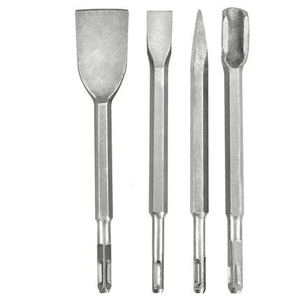 SDS PLUS Shank Point Flat Wide Flat Electric Hammer Chisel Bit for Wall Concrete Impact Drill Elbow Widening Drill Bit