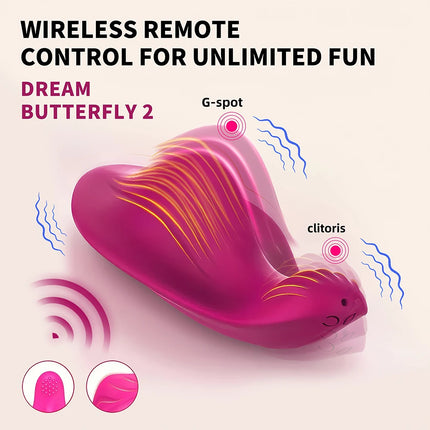 APP Control G Spot Wearable Panty Vibrators Silicone Clitoral Vagina Stimulator Adult Sex Toys with 9 Vibrating Modes for Women