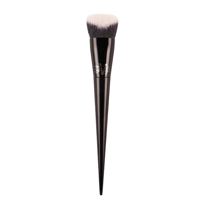 Kat Von D- Makeup Brush 10 Foundation Brush Soft Fiber Hair Elegant Black Handle Brand Makeup Brushes for Woman