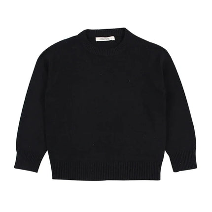 2025 Autumn Winter Baby Boys Girls Sweater Solid Color Thicken Children Knitted Clothes Kid Pullover Jumper Top Toddler Sweaters