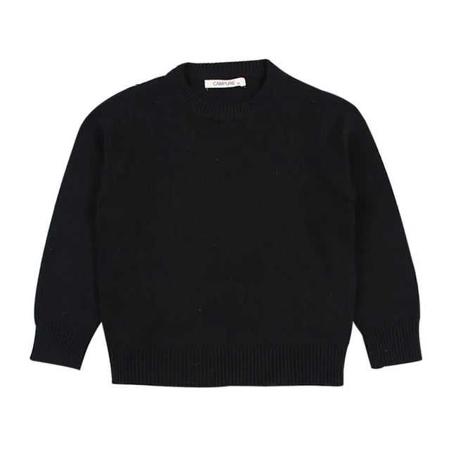 2025 Autumn Winter Baby Boys Girls Sweater Solid Color Thicken Children Knitted Clothes Kid Pullover Jumper Top Toddler Sweaters
