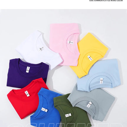 100% Cotton Solid T-shirts Women Sporty Short Sleeve Tees Fashion Casual White Black Clothing Loose O-Neck Female Summer Tops