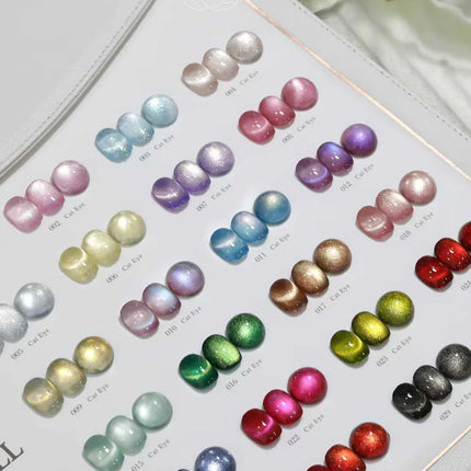 New Cat Eye Gel Nail Polish Collection Set With Free Display UV LED Gel Polish 9D Magnet Cat's Eye Magenetic Gel 30pcs/set 15ml