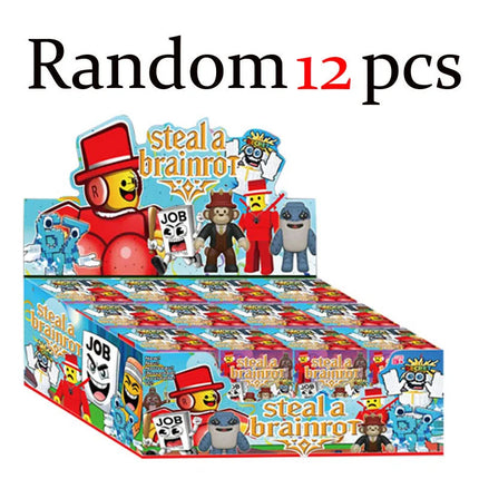 2026 Hot Anime Steal A Brainrot Jandel Doll Vinyl Toy Vinyl Mask Blind Box Ornament Toy Birthday Christmas Gift