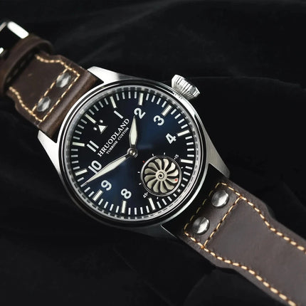 Hruodland 2026 new retro pilot 43MM men's manual mechanical watch ST3620 sapphire waterproof 10Bar BGW-9 reloj hombre