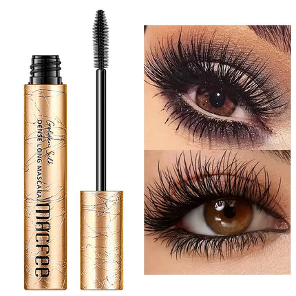 Macfee Golden 4D Curling Mascara – Lengthening, Waterproof, Sweatproof, Long-Lasting, Smudge-Proof, Unisex, Gentle
