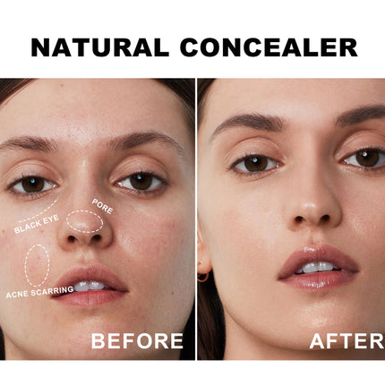 Handaiyan Hose Concealer with Sponge Brush HeadConcealer Liquid ConcealerCover up blemishes on face