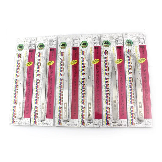 Japan RHINO Tweezers (TS-00/2A/3C/7A/SA/SS) - Precision, for Watch/Phone/Electronics/Jewelry Repair, Hand Tool