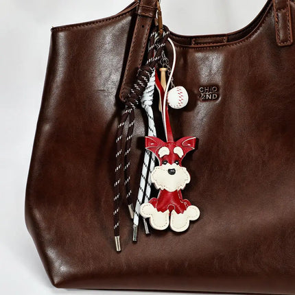 HOT Original Designed Nylon Woven Rope Keychain With Baseball Decor Sporty Style Bag Pendant DIY Trendy Fashion Pendant Gifts