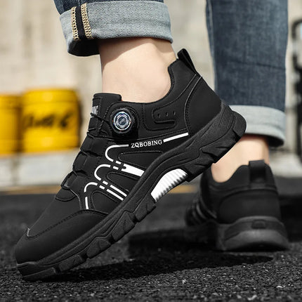 Spring and Autumn Style Driving Business Large Size British Style Comfortable Work Non-Slip Wear-Resistant Casual Shoes Korean Style Trendy Elastic Men's Shoes