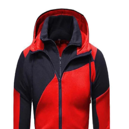 New high quality leisure sports men's hoodie zipper hooded coat multi-functional top sports jogging wear daily clothing