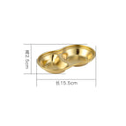 Two circles gold