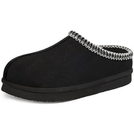 Pallene Winter Fluffy Slippers For Women Men Memory Foam Anti-slip Indoor Slides Cotton Slides Furry Warm Comfy House Slippers