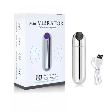 USB Charge 10-Speed  Mini Bullet Vibrator Clitoris Stimulator G Spot Vagina Massage Adult Sex Toys for Women Gay Female Masturba