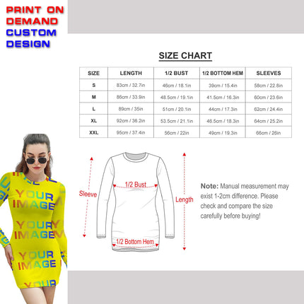 Custom Dress Print On Demand Party Sexy Girls Cartoon Image Design Women Uniforms Matching Clothes Customized DIY Dropshipping