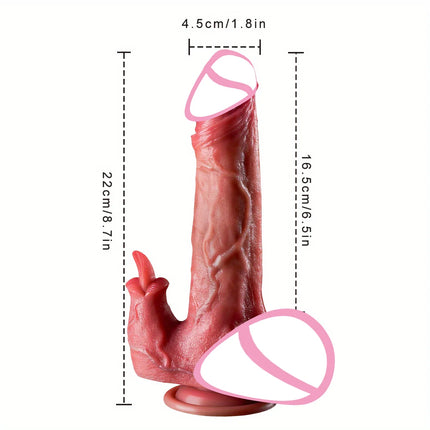 Thrusting Dildo Vibrator Control Penis Telescopic Licking Clitoris Quick Stimulator Orgasm Wireless Vibrator Sex Toy For Women