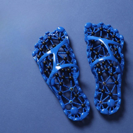 Massage Slippers for Women, Foot Bottom Granules Health Therapy, Anti-Slip Bathing Quick-Drying Indoor Home Bathroom Shoes