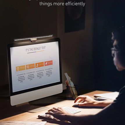 Baseus LED Desk Lamp Screen Light PC Computer Laptop Hanging LED Bar Light Table Lamp LCD Monitor Lamp Study Reading USB Light