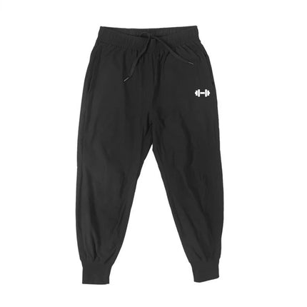 Mens Joggers Pants Summer Dumbbell Sweatpants Streetwear Fitness Tracksuit Jogging Pants Men Gym Clothing Muscle Sports Trousers