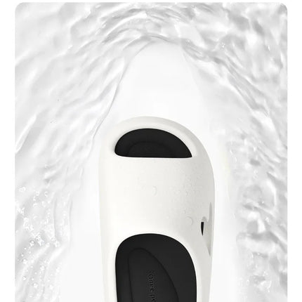 2025 Fashion Women's Slippers Sandals Beach Slides Solid Color Non-slip Thick Shower Shoes for Summer Home Outside