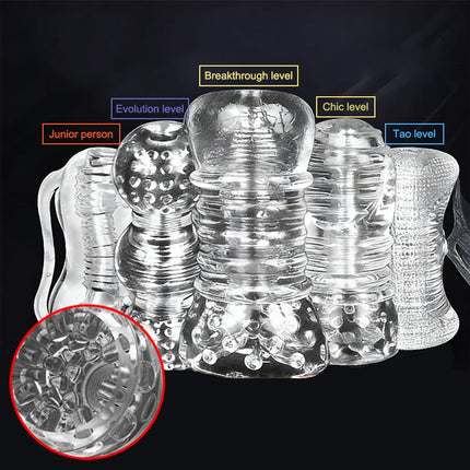 1Pc Silicone Penis Trainer Vagina Masturbation Products Man Sex Toys Men Endurance Exercise Stretcher Adult Sex Toys