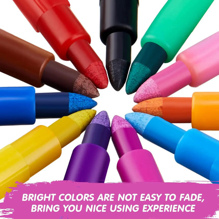 10Pcs Stackable Crayon Set 11 Colors Pencils Colorful Party Favors DIY Mini Rainbow Crayons Pens School Office Supplies