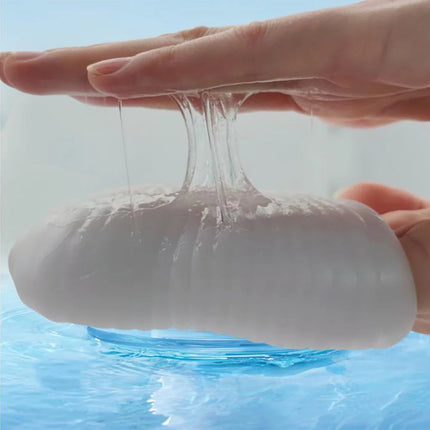 Male Masturbator Cup Portable Penis Trainer Penis Massage Adult Sex Toys Stretchy Silicone Vagina Egg Vacuum Pocket Cup for Men