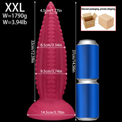 New 25.98 Inch Long Anal Plug Silicone Buttplug Huge Anal Dildos for Women Men Vaginal/Prostate Massage Sigmoid Stimulation 18+