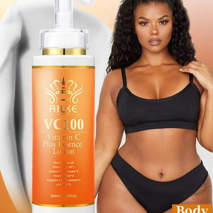 AILKE Vitamin C Whitening Kit For Women, Even Skin Tone, Clean Skin, Moisturizing, Anti Wrinkles, Skin Glowing Beauty Set
