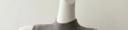 Korean Sle Knitted Vest Women's Base Layer Tank Top Svel f High Collar Spring Autumn Winter Inner And Outer Wear