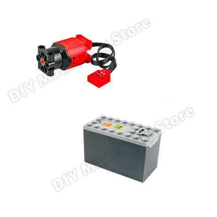MOC L Motor Red Enhanced Plus Version Compatible with Building Blocks 88003 for Technology Car Power Modification 1/2/10/PCS