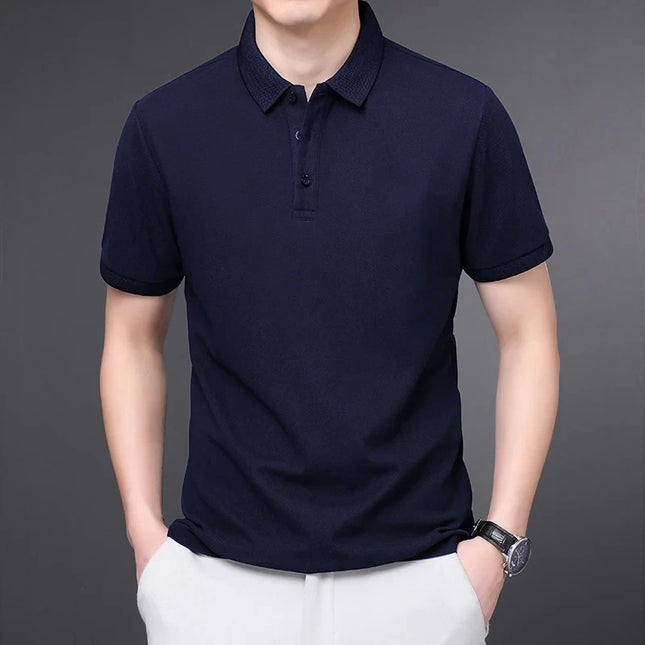 High Quality Breathable Men Women Polo Shirts Casual Solid Color Short Sleeve