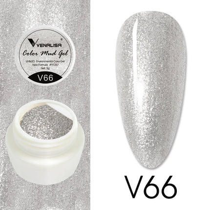 VENALISA Color Mud Gel Pure DIY Nail Art Design UV Gel Polish Professional Manicure Varnishes for Quality Artistry