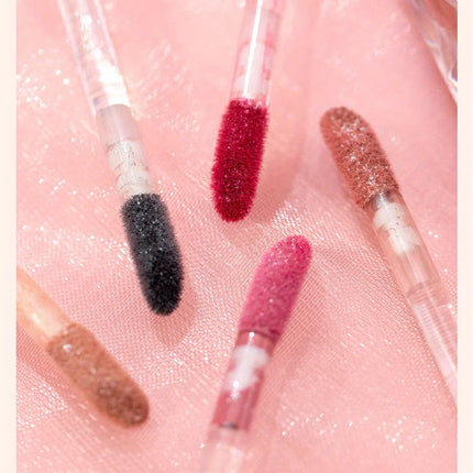 Beauty Purple Glitter Liquid Lipstick - Highly Pigmented Velvet Matte Waterproof Long Lasting Non-Stick Cup