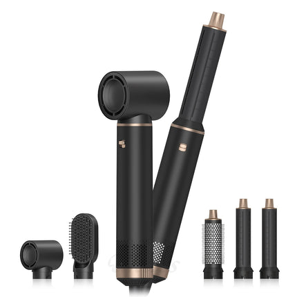 5-in-1Household integrated hair dryer,detachable,dual-purpose for straightening and curling,professional salon hairdressing tool