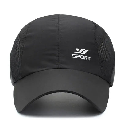 Spring Summer New Sports Hats Men's Sun Hats Outdoor Quick Drying Fabric Baseball Net Caps Sunscreen Breathable Caps