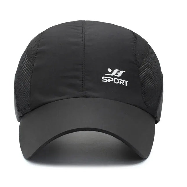 Spring Summer New Sports Hats Men's Sun Hats Outdoor Quick-Drying Fabric Baseball Mesh Caps Sunscreen Breathable Caps