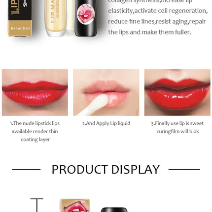 Fast Volumising Lip Plumper Serum Sexy Lip Oil Gloss Increase Lip Elasticity Reduce Fine Lines Brighten Moisturizing Lip Care