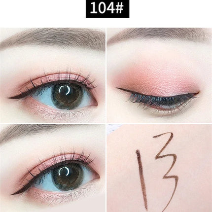Professional Fast Dry Smooth Waterproof Eyeliner Pencils Eyes Brown Black Color Pigments Liquid Eye Liner Pen Make Up Tools