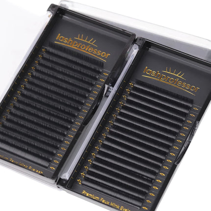 Lashprofessor 16Rows Wholesale Eyelash Extension Soft Natural Russian Volume Classic Individual Lashes Faux Mink Cilios Supplies