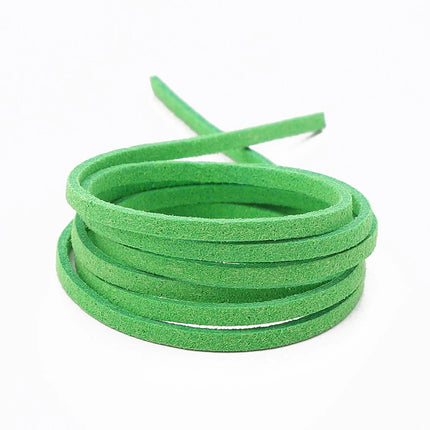 3mm Faux Suede Braided Cord Korean Velvet Leather For Handmade DIY Beading Bracelet Jewelry Making Thread String Rope 1m/4m/roll