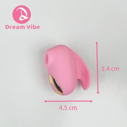 Sakura Finger Vibe Mini Suction Pocket Vibrator Pink 7 Modes Woman Sex Toy Clit Nipple Stimulaiton Valentine's Day Gift Girl
