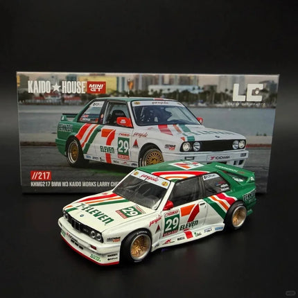 Kaido House + MINIGT 1:64 BMW M3 KAIDO WORKS LARRY CHEN V1 USA Exclusive Alloy Die-cast Car Model