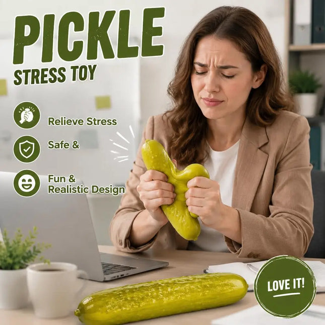 Artificial Pickled Cucumber Squishy Fidget Adult Slow Rebound Decompression Toy Carrots Bananas Soft Stress Relief Squeeze Toy