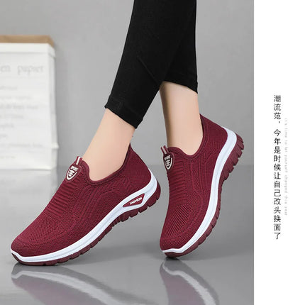 Men Casual Shoes Breathable Sneakers Mens Lightweight Walking Running Shoes Slip on Loafers for Couple Zapatillas Hombre Size 44