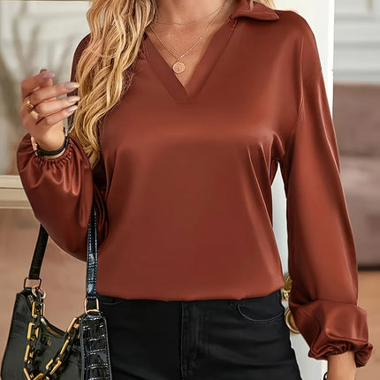 Women Plus Size Woven Spring And Summer Shirt