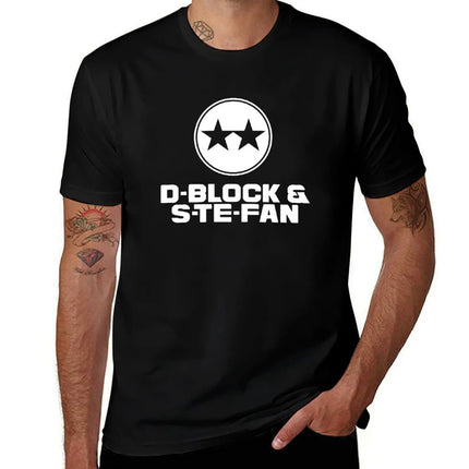 D-BLOCK & S-TE-FAN T-Shirt sweat tees anime tshirt mens plain t shirts